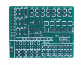 DIY Kit SMD 15Bit RGB LED Flashing Analog Circuit Electronic Soldering SMD Component Welding Practice Board